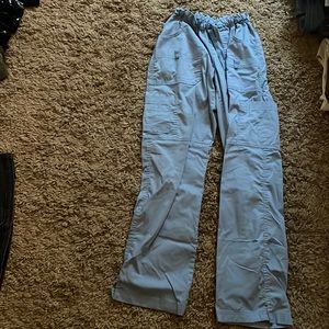 Blue cargo pants